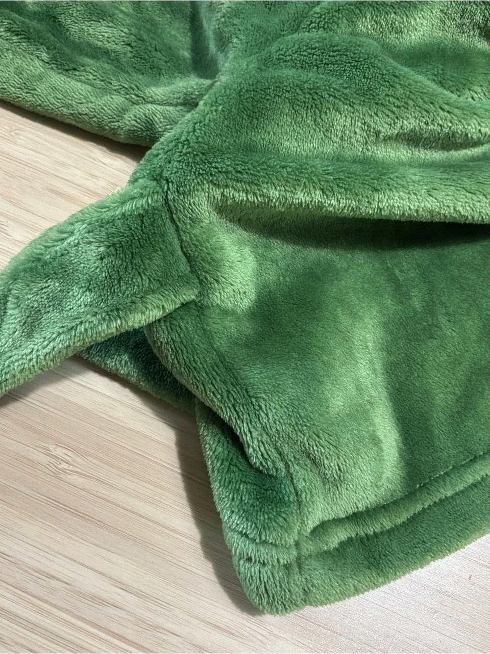 Green Dino Hooded Robe 0-9mo